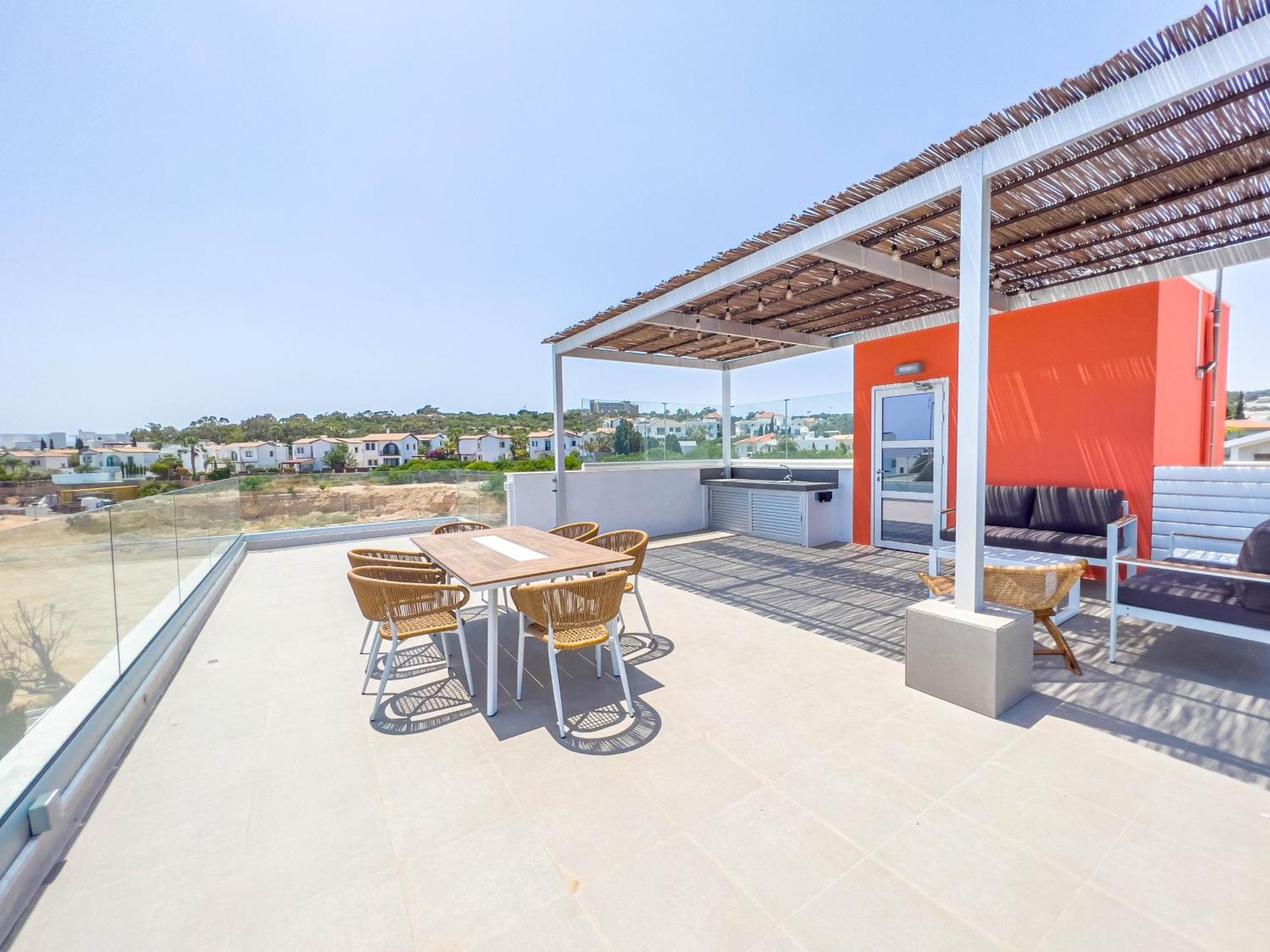 Geo Panoramic Villa +Pool +Game Room +Gym Protaras Bagian luar foto