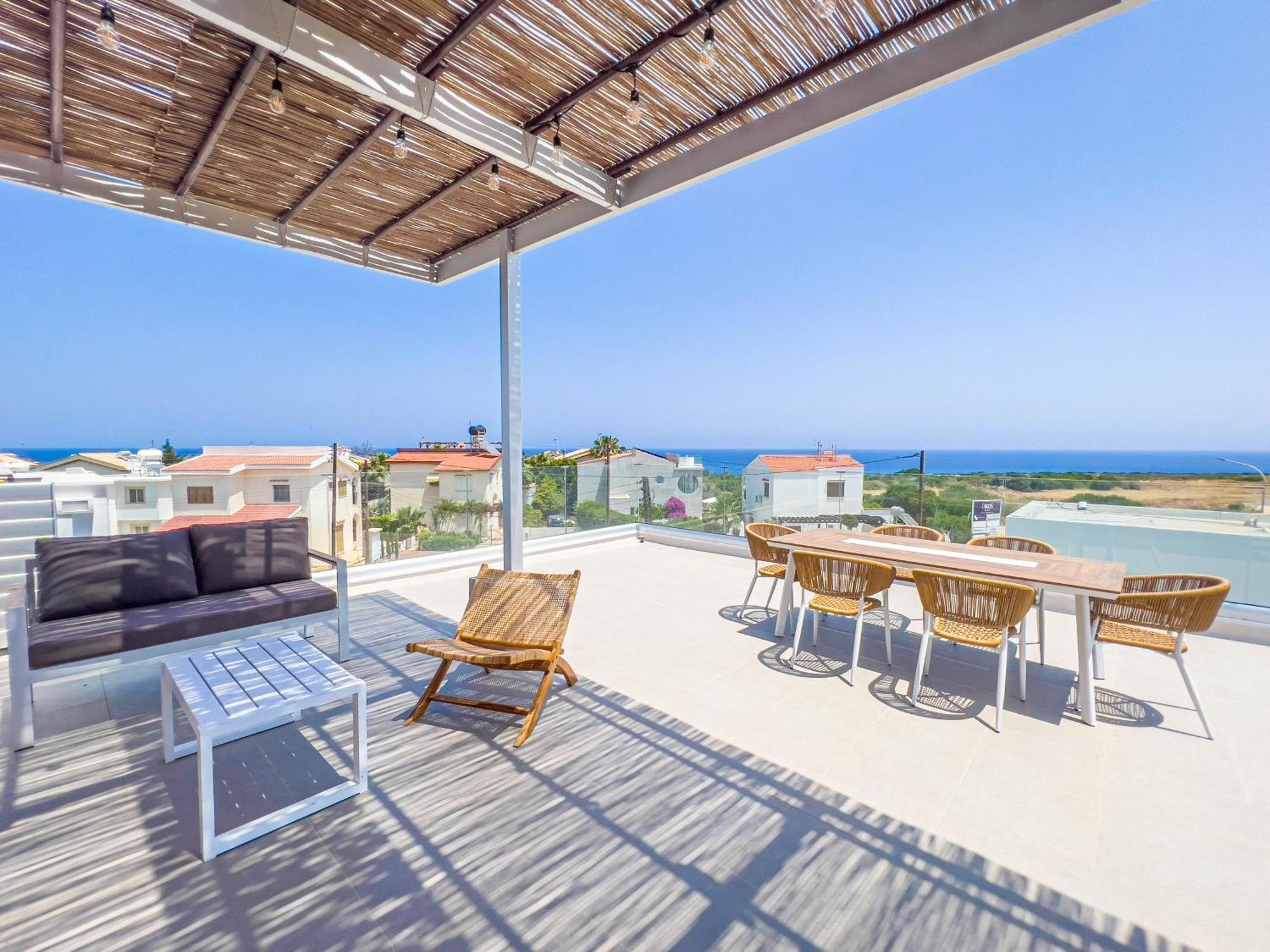 Geo Panoramic Villa +Pool +Game Room +Gym Protaras Bagian luar foto